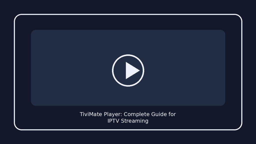 TiviMate Player: Complete Guide for IPTV Streaming - TiviMate IPTV player guide