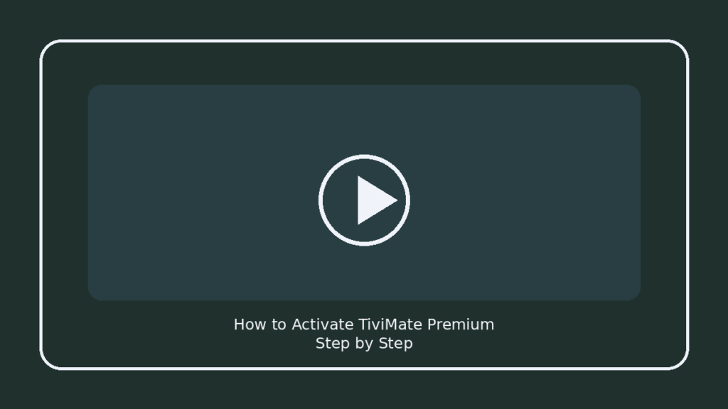 How to Activate TiviMate Premium Step by Step